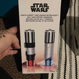 Star Wars Black and Silver Salt and Pepper Grinders